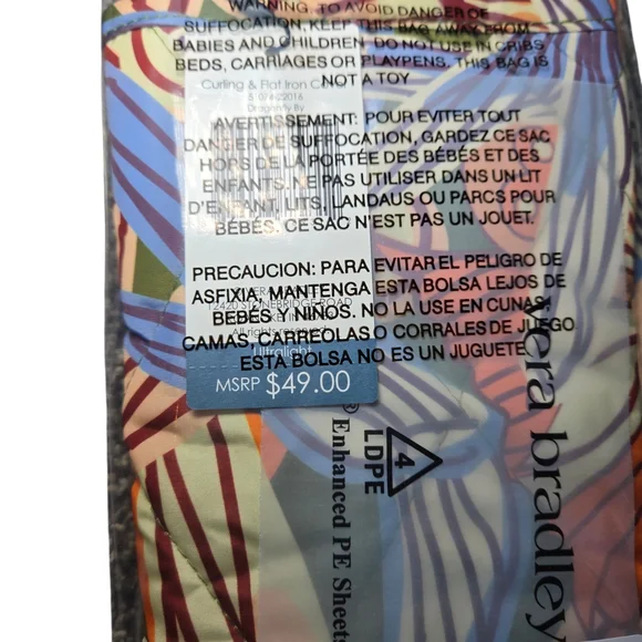 Vera Bradley Curling & Flat Iron Cover - Dragonfly By - Picture 5 of 5